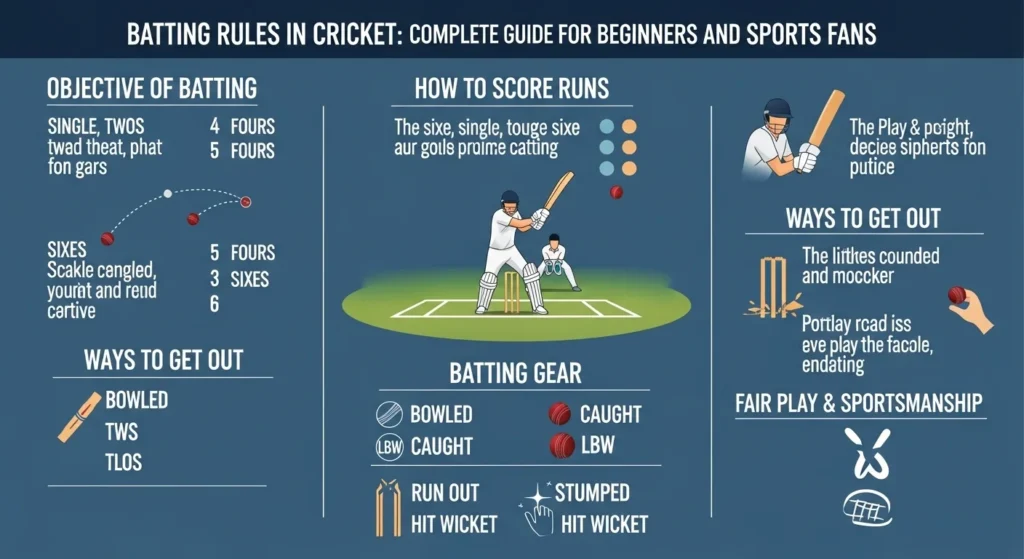 Batting Rules in Cricket