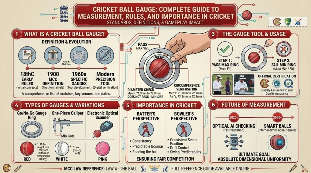 Cricket Ball Gauge