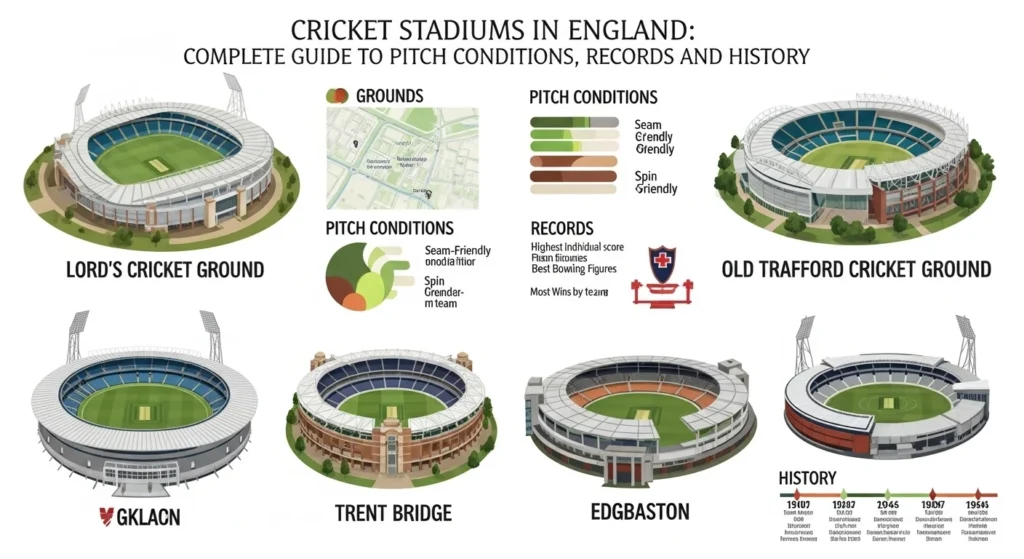 Cricket Stadiums in England
