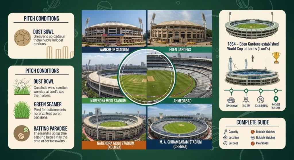 Cricket Stadiums in India