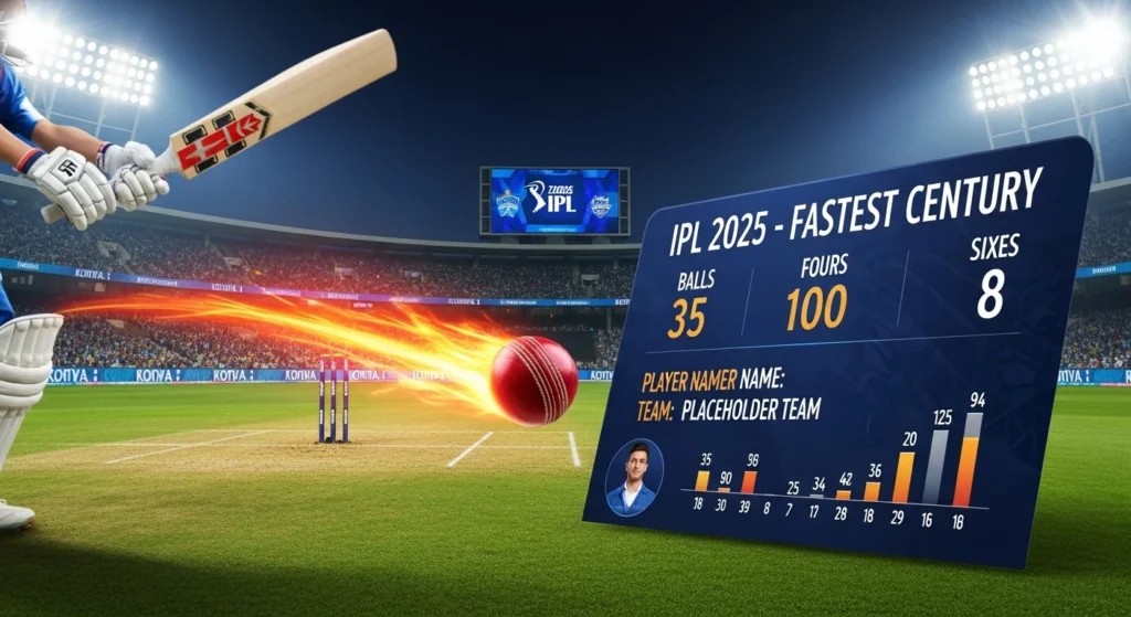 Fastest century in IPL 2025