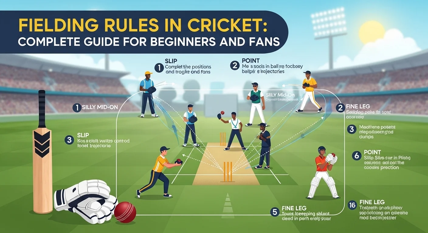 Fielding Rules in Cricket: Complete Guide for Beginners and Fans