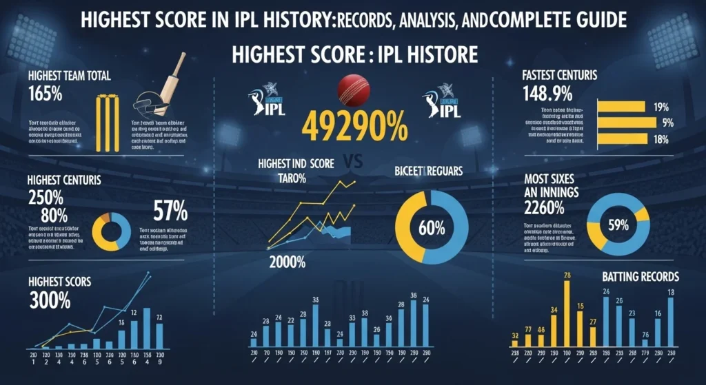 Highest score in IPL history