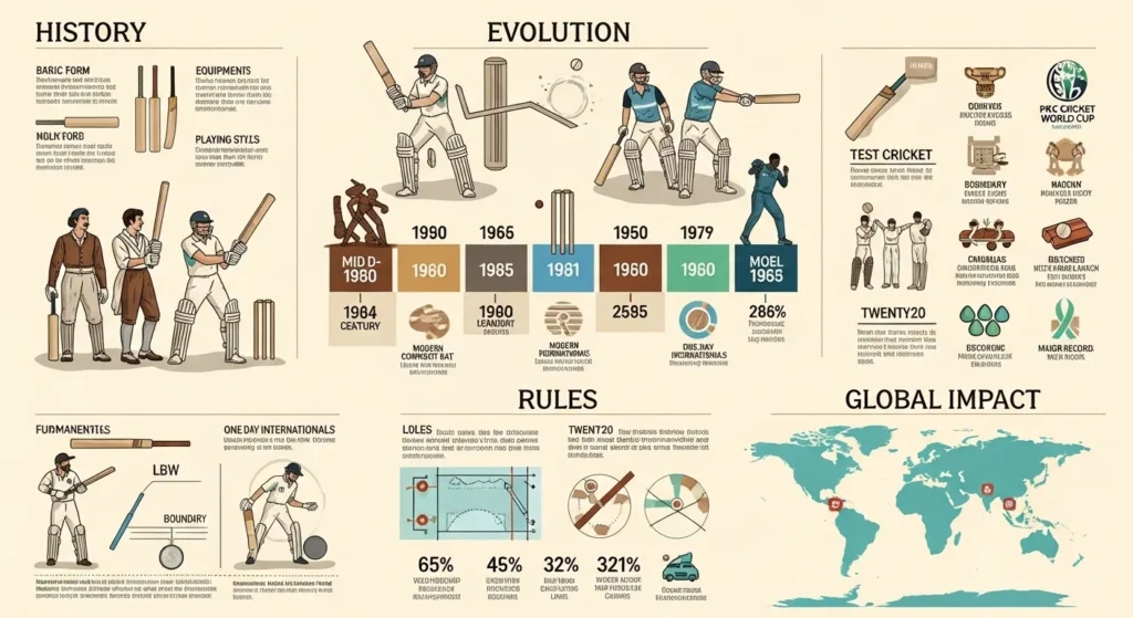 Start of International Cricket