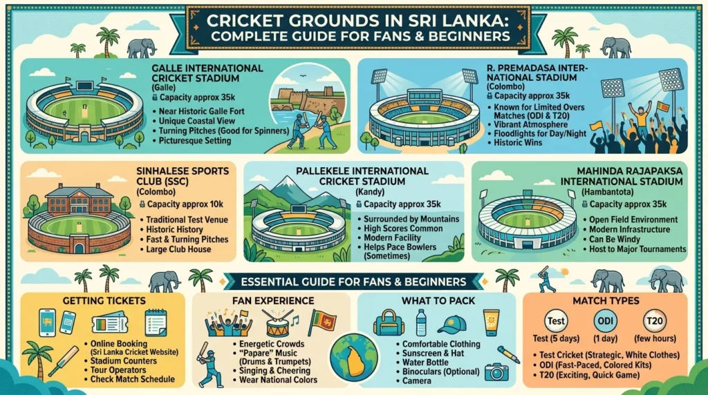 Cricket Grounds in Sri Lanka