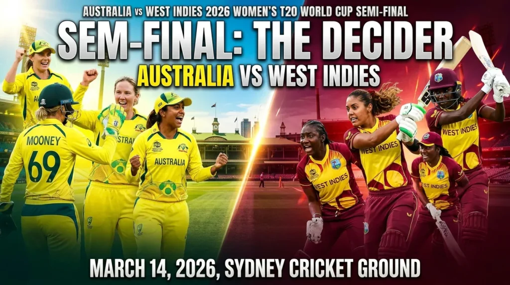 Australia vs West Indies 2026 Semi Final