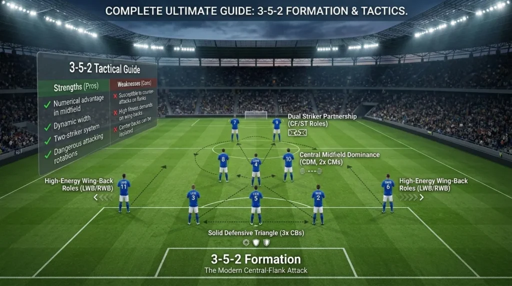 3-5-2 Formation Explained