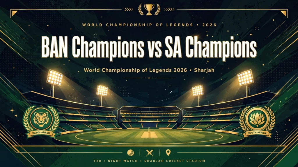 Bangladesh Champions vs South Africa Champions, WCL 2026: Date, Time, Venue, Squads & Where to Watch