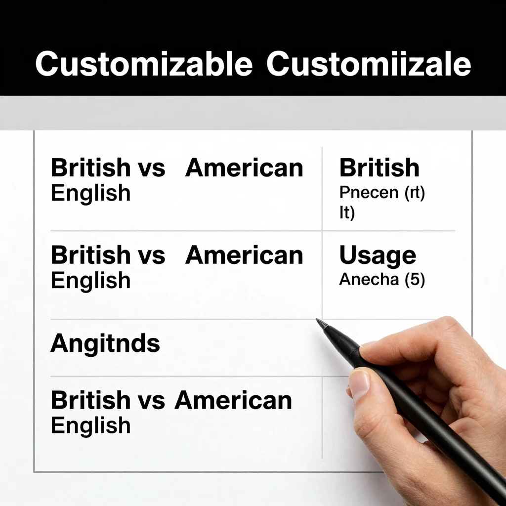 Customizable