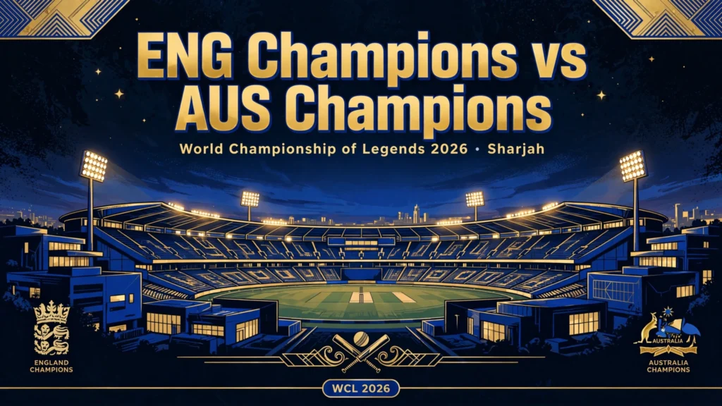 England Champions vs Australia Champions, WCL 2026: Date, Time, Venue, Squads & Where to Watch