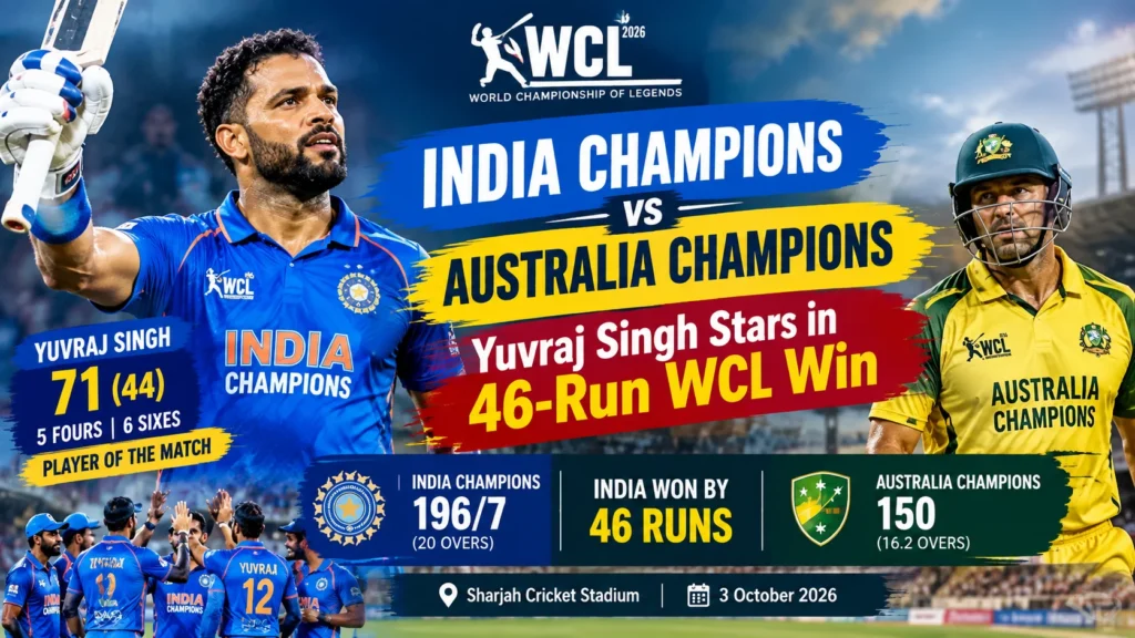 India Champions vs Australia Champions