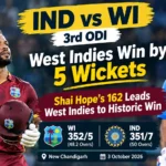India vs West Indies 3rd ODI