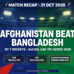 Afghanistan vs Bangladesh, 3rd ODI 2026: Rashid's 4/31 Fires Afghanistan Into Tri-Series Final