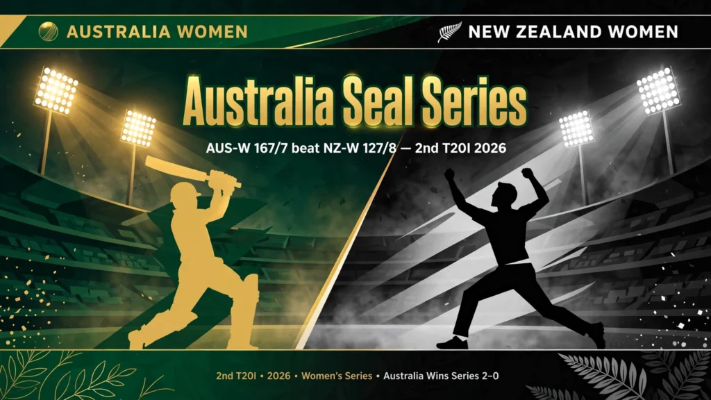 Australia Women vs New Zealand Women, 2nd T20I 2026: Gardner's 84 Powers Australia to Series Win