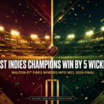 Australia Champions vs West Indies Champions, WCL Semi-final 2: Walton's 87* Powers Windies Into Final