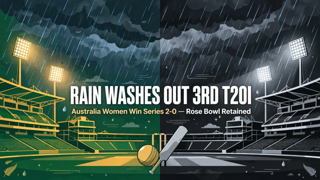 Australia Women vs New Zealand Women, 3rd T20I 2026: Rain Washes Out Sydney Finale as Australia Seal Series 2-0