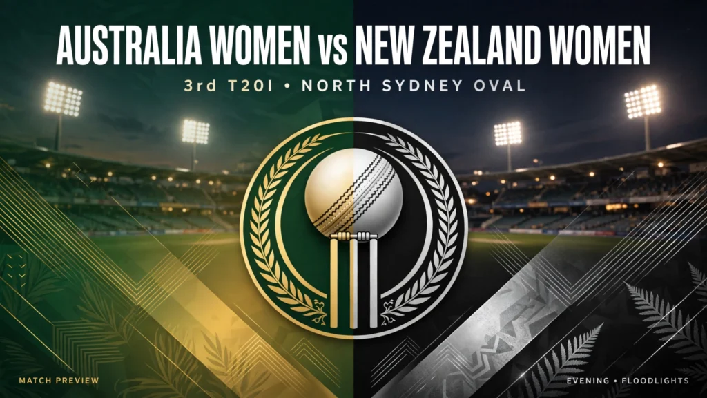 Australia Women vs New Zealand Women, 3rd T20I 2026: Date, Time, Venue, Squads & Where to Watch