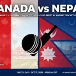 Canada vs Nepal, League 2 ODI: Date, Time, Venue, Squads & Where to Watch
