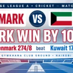 Denmark vs Kuwait, Challenge League A: Result, Scorecard & Highlights