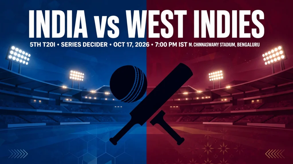 India vs West Indies, 5th T20I: Date, Time, Venue, Squads & Where to Watch