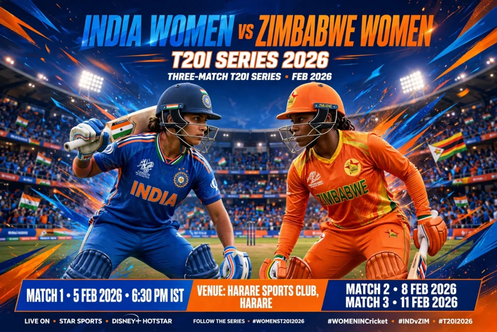 India Women vs Zimbabwe Women T20I Series 2026