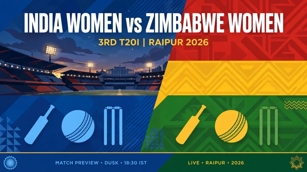 India Women vs Zimbabwe Women, 3rd T20I 2026: Date, Time, Venue, Squads & Where to Watch
