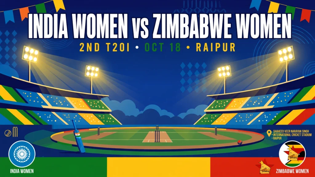 India Women vs Zimbabwe Women, 2nd T20I 2026: Date, Time, Venue, Squads & Where to Watch