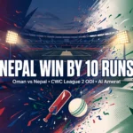 Oman vs Nepal, League 2 ODI 2026: Nepal Win 10-Run Thriller