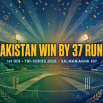 Pakistan vs Sri Lanka, 1st ODI Tri-Series 2026: Salman Agha's Century Seals 37-Run Win