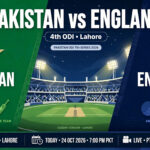 Pakistan vs England, 4th ODI: Date, Time, Venue, Squads & Where to Watch