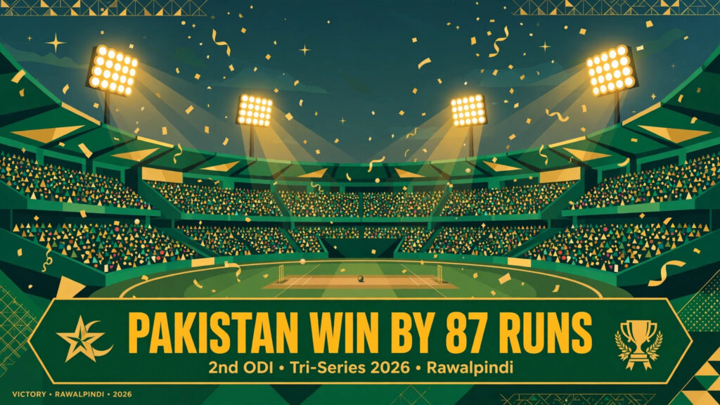 Pakistan vs England, 2nd ODI 2026: Arafat Minhas' Six-For Powers 87-Run Win