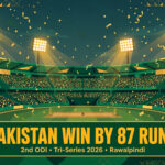 Pakistan vs England, 2nd ODI 2026: Arafat Minhas' Six-For Powers 87-Run Win