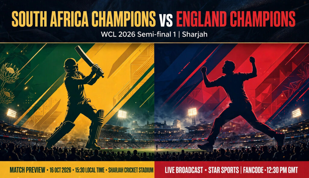 South Africa Champions vs England Champions, WCL Semi-final 1: England Beat SA by 46 Runs to Storm into Final
