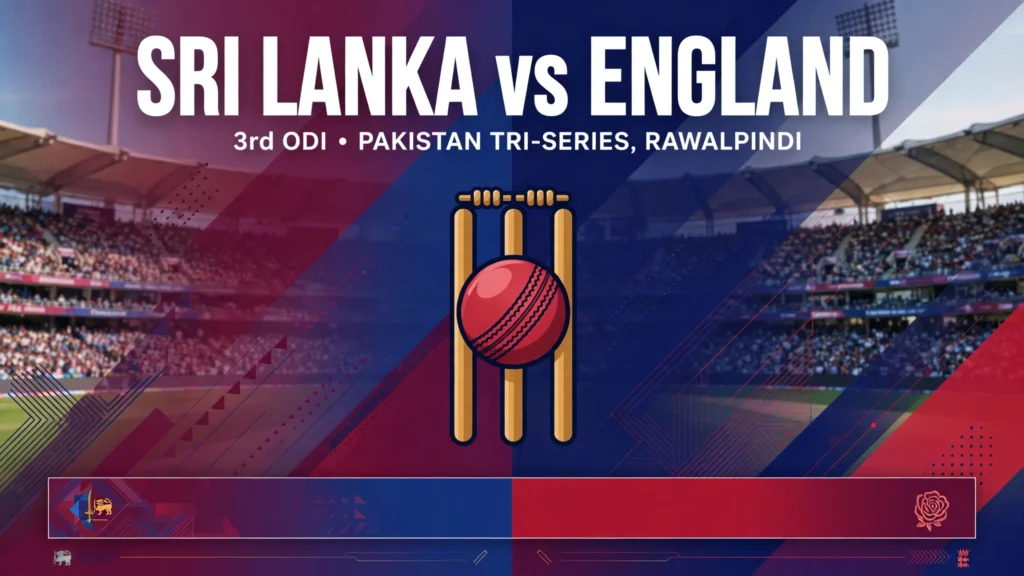 Sri Lanka vs England, 3rd ODI 2026: Date, Time, Venue, Squads & Where to Watch