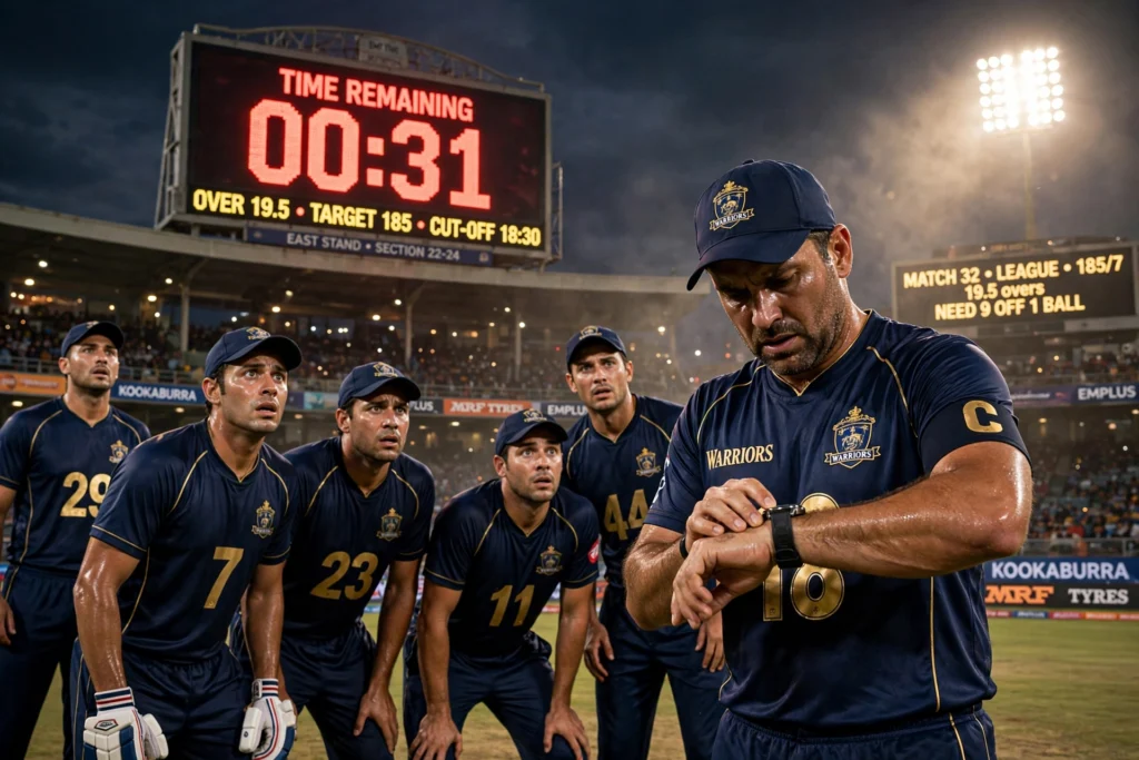 Slow Over Rate Penalty in Cricket: Rules, Fines and Point Deductions