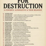Synonyms for Destruction