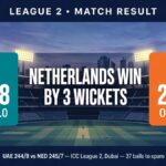 UAE vs Netherlands, ICC League 2 2026: O'Dowd Century Powers Netherlands to 3-Wicket Win